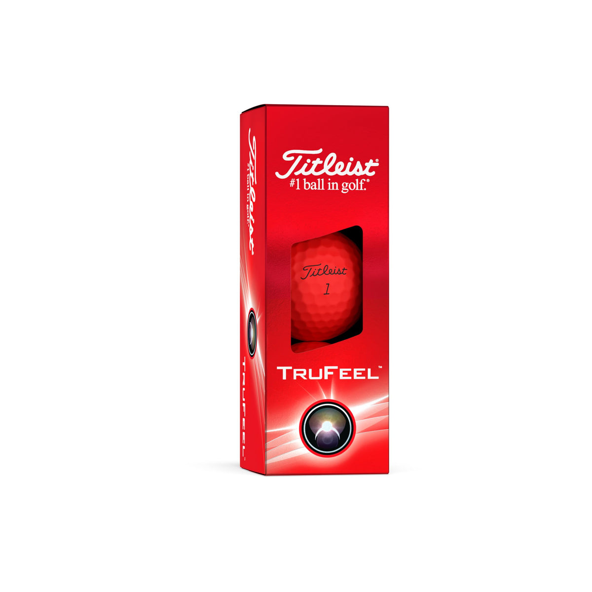 Titleist TruFeel ball in flight demonstrates distance and stability.