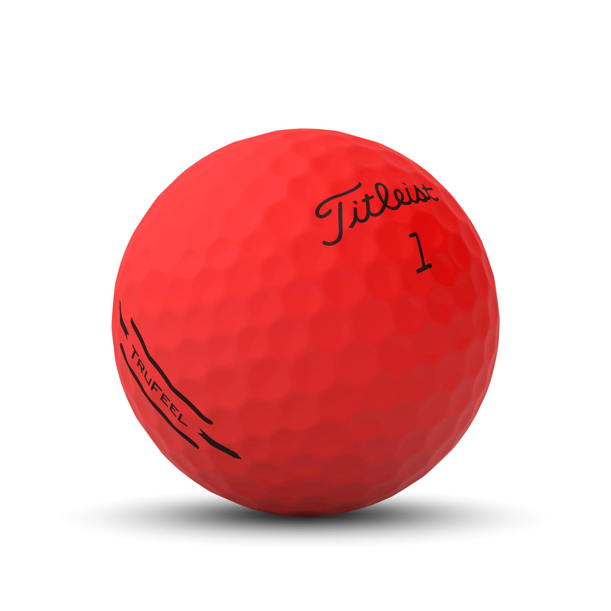 Titleist TruFeel softer 3.0 TruFlex cover closeup communicates greenside spin potential.