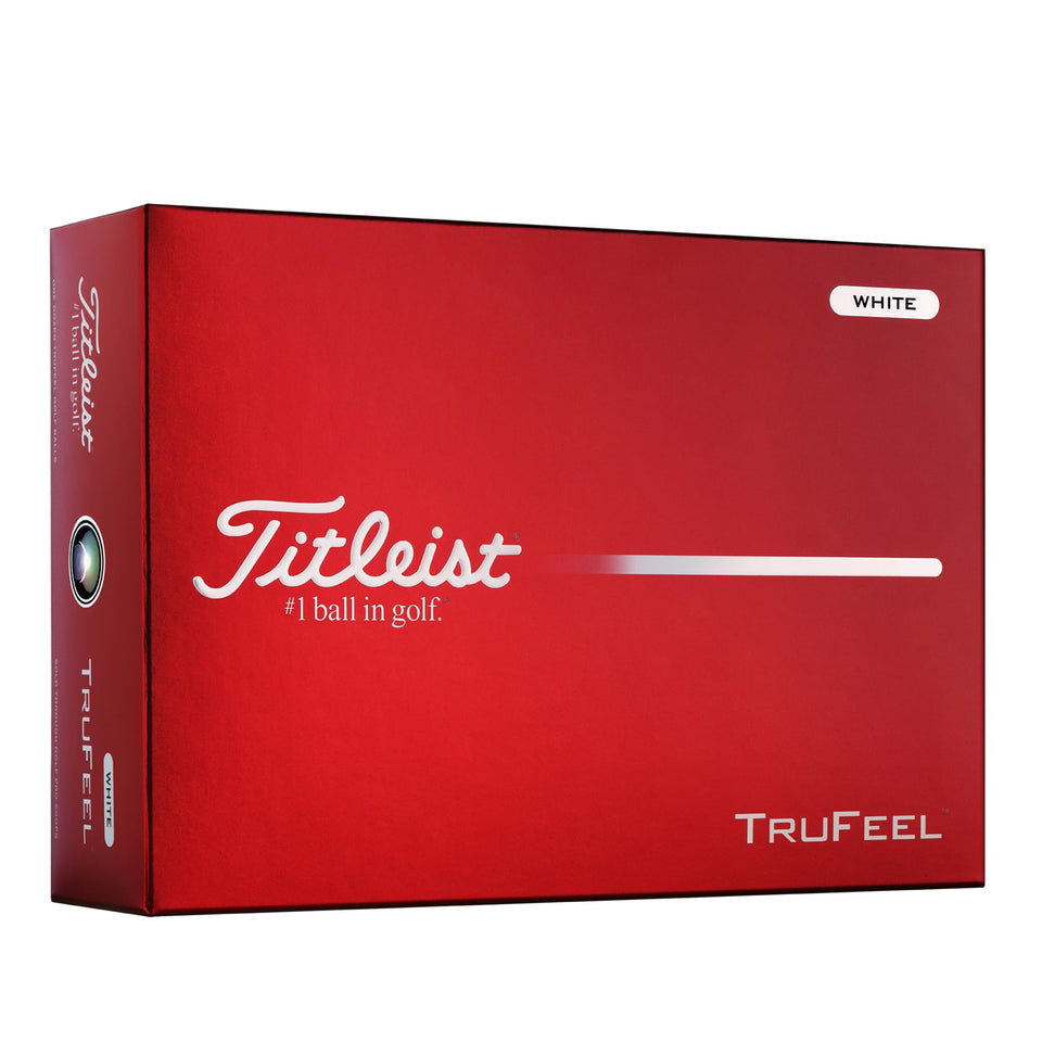 Titleist TruFeel soft-core ball offering smooth distance from the tee