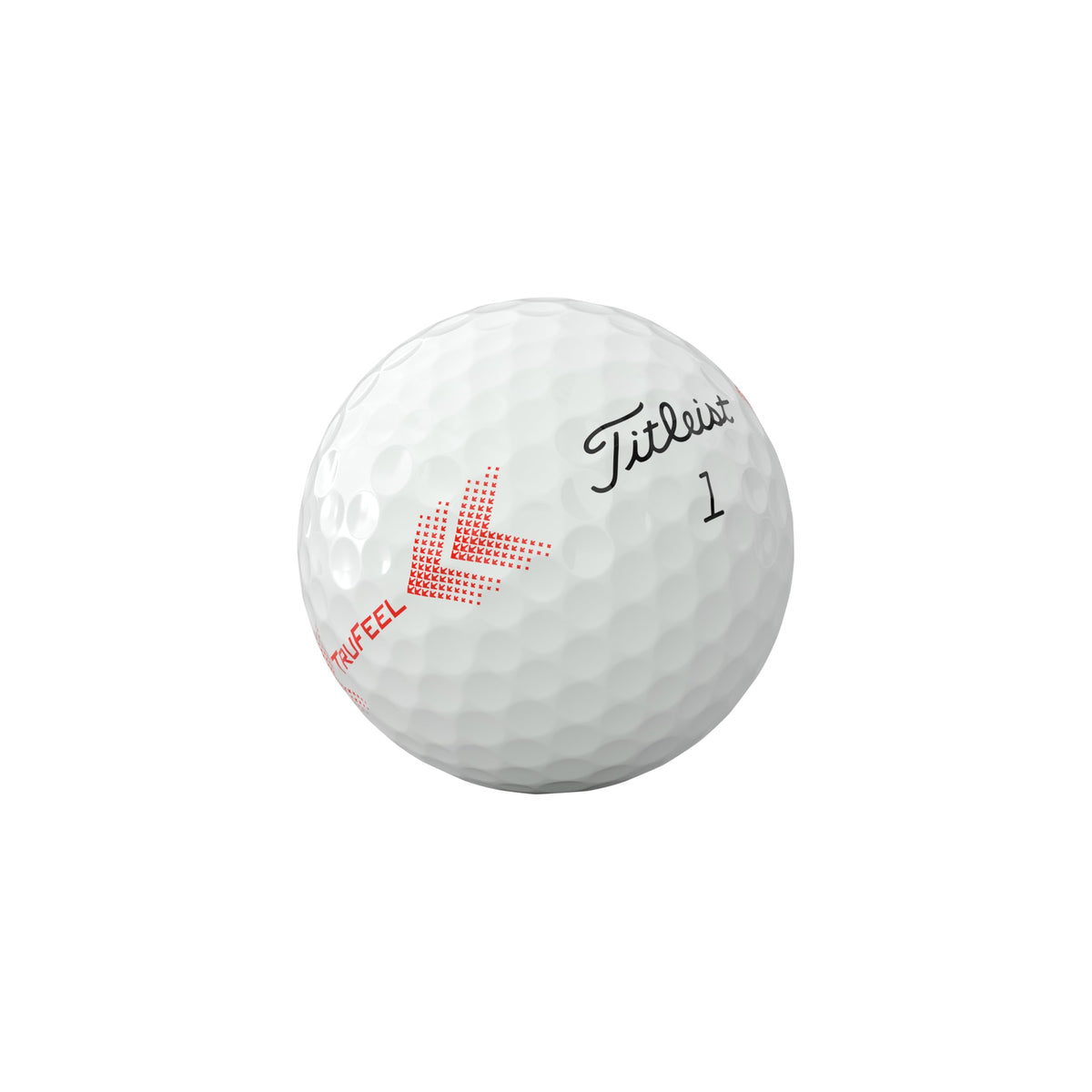 Titleist TruFeel TruTouch core close up showing soft feel and distance potential.