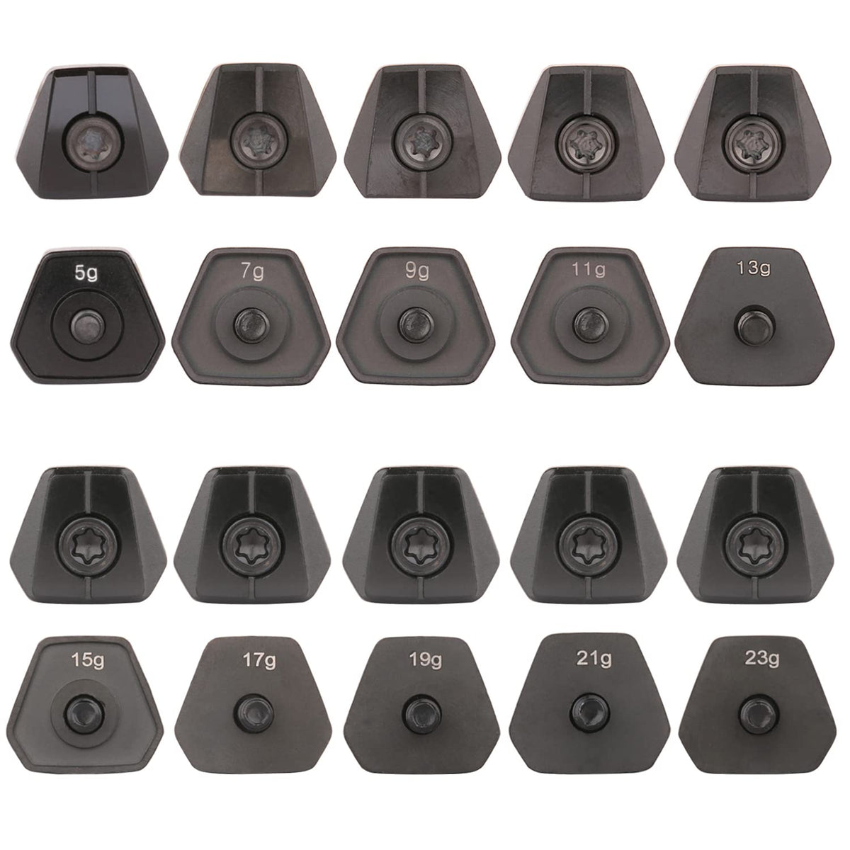 Angle view of Titleist TSi2/TSi4 13g weight fitting securely