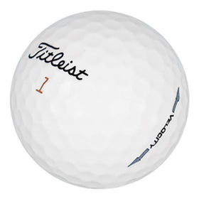 Titleist Velocity ball full shot view highlighting speed and distance potential