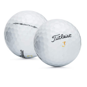 Titleist Velocity surface details show high-velocity core for long-distance potential.
