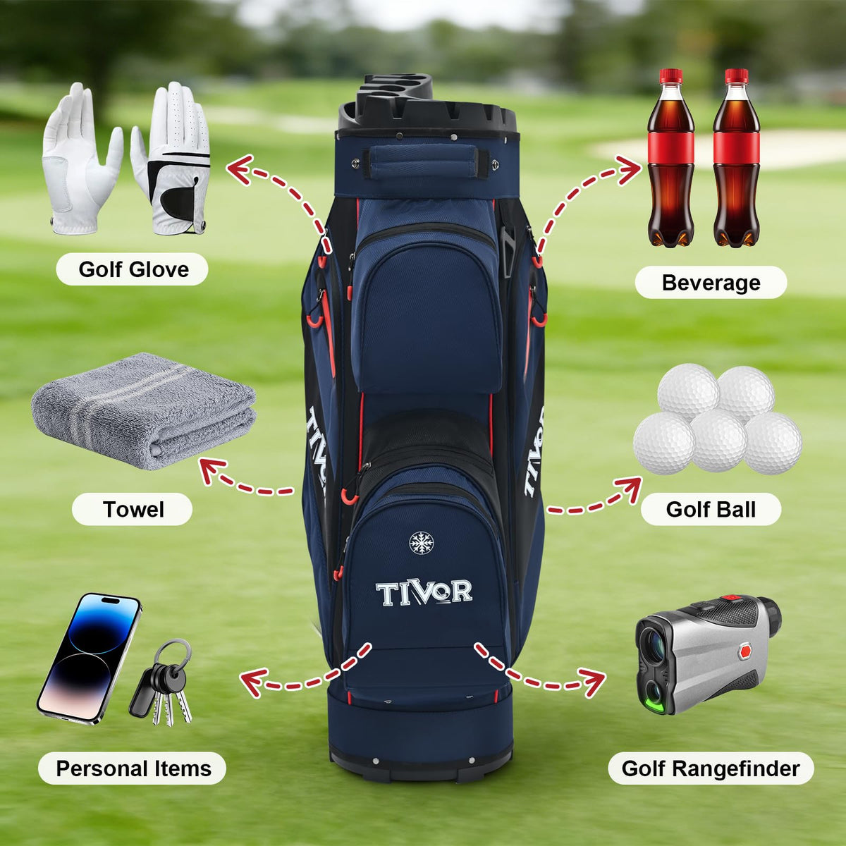 TIVOR rain cover included for all-weather protection