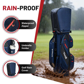 TIVOR bag rugged water-resistant fabric and sturdy base protects gear