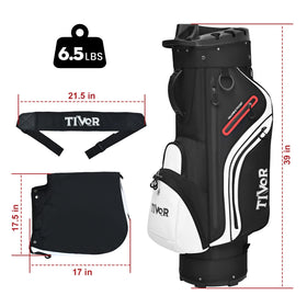 TIVOR 2026 T-Lock bag showing nine pockets for equipment storage