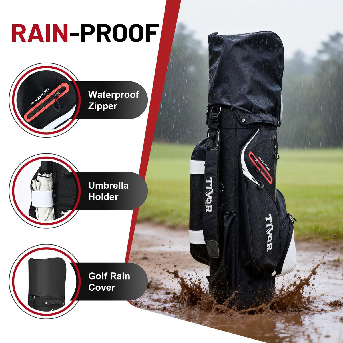 TIVOR 2026 T-Lock bag featuring rugged waterproof fabric and stable base