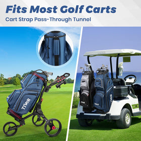 Tivor valuables pocket with plush lining protects belongings.