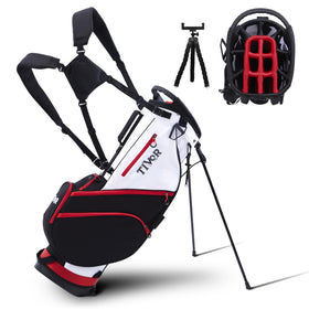 Tivor Golf Stand Bag with 14-way top keeps clubs organized on the course