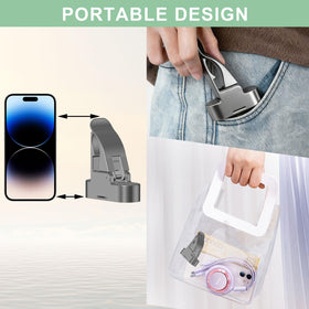 Lightweight Tivora holder weighs about 140 grams for portability