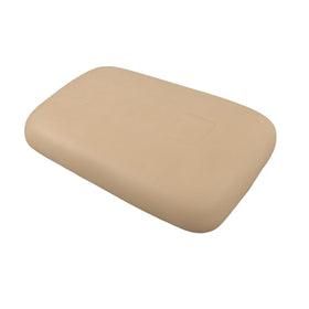 TJHSM Buff Leather seat back, front view, enhances comfort on Club Car DS rides.