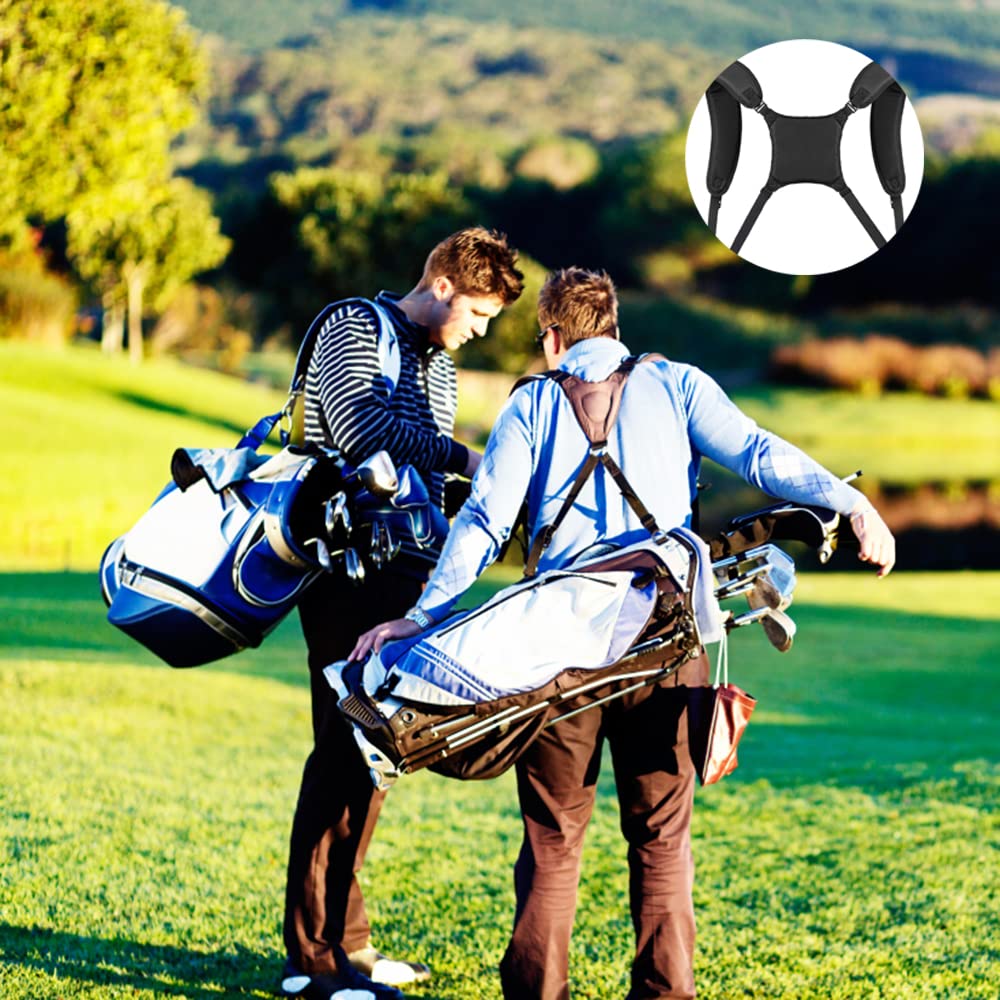 Tkocisa adjustable length strap fits golfers of various heights for a personalized carry.