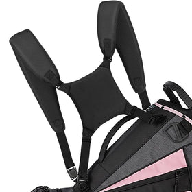 Tkocisa golf bag strap with four clips for stable attachment and balanced weight distribution.