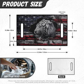TOADDMOS 52.36-inch by 32.28-inch seat cover for near-custom look