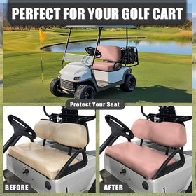 TOADDMOS all-season golf cart seat cover offering year-round comfort.