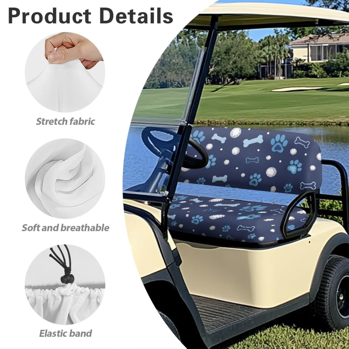 TOADDMOS all-season seat cover delivering comfort in sun and cold weather