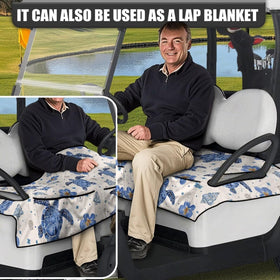 TOADDMOS anti-slip golf cart seat cover prevents shifting on rough roads