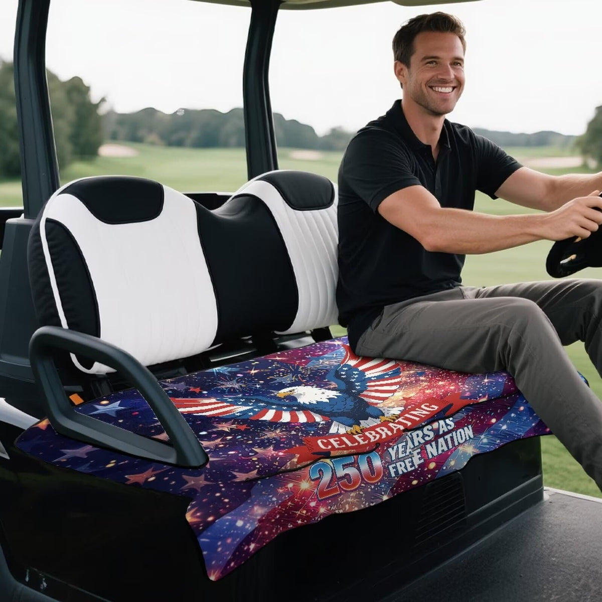 TOADDMOS anti-slip cushion stays in place on bumpy rides