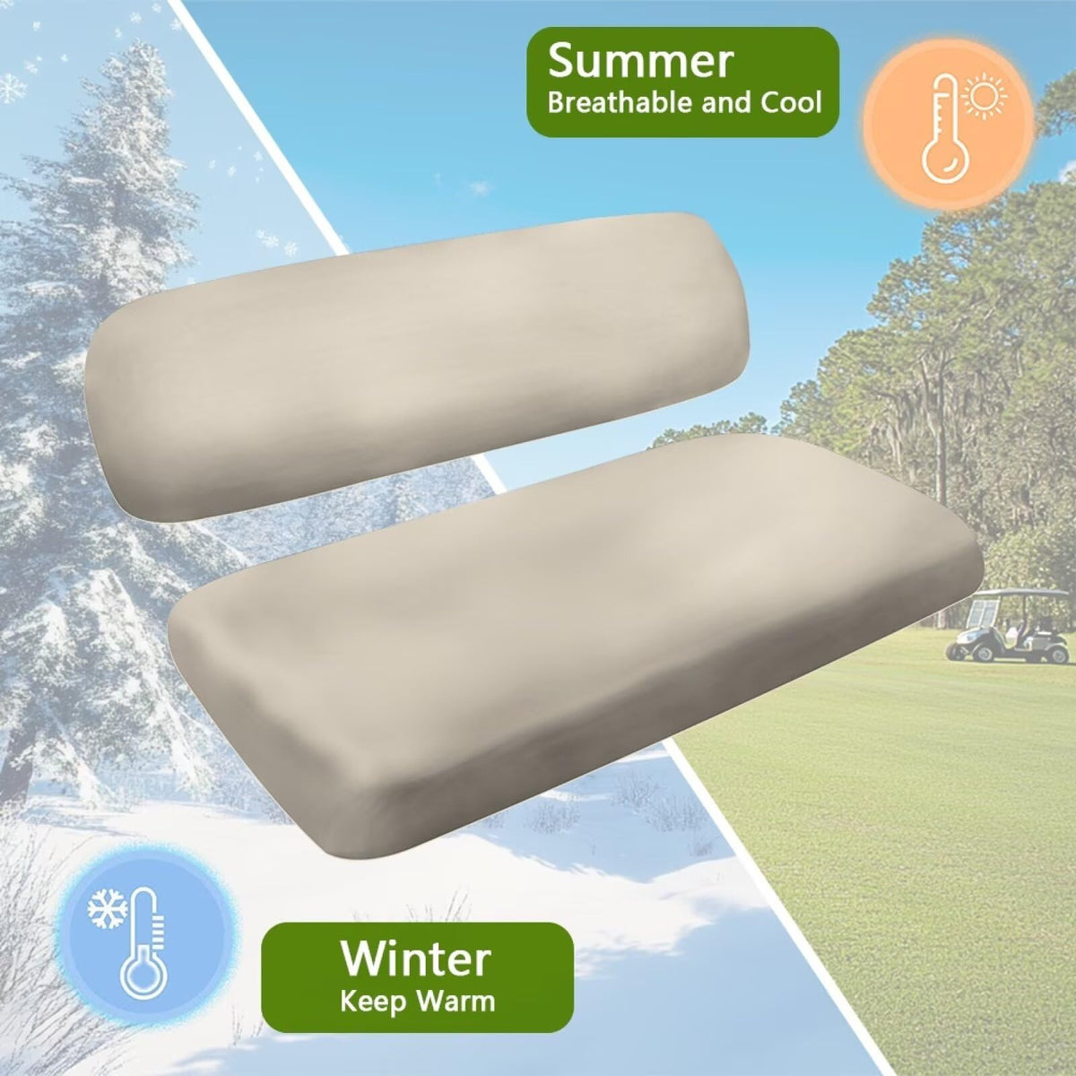 TOADDMOS seat cover protects against dust and sweat stains.