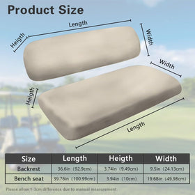 TOADDMOS beige seat cover makes a thoughtful gift for golfers.