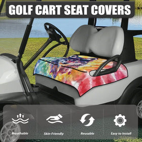 TOADDMOS seat cover with four pockets keeps golf gear organized