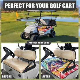 TOADDMOS universal 2-seat fit covers most carts securely