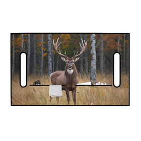 TOADDMOS deer camouflage seat cover pockets for sunglasses and small items