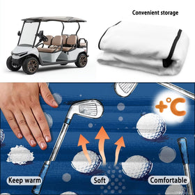 TOADDMOS durable polyester fabric resists stains and sun damage for longer seat life.