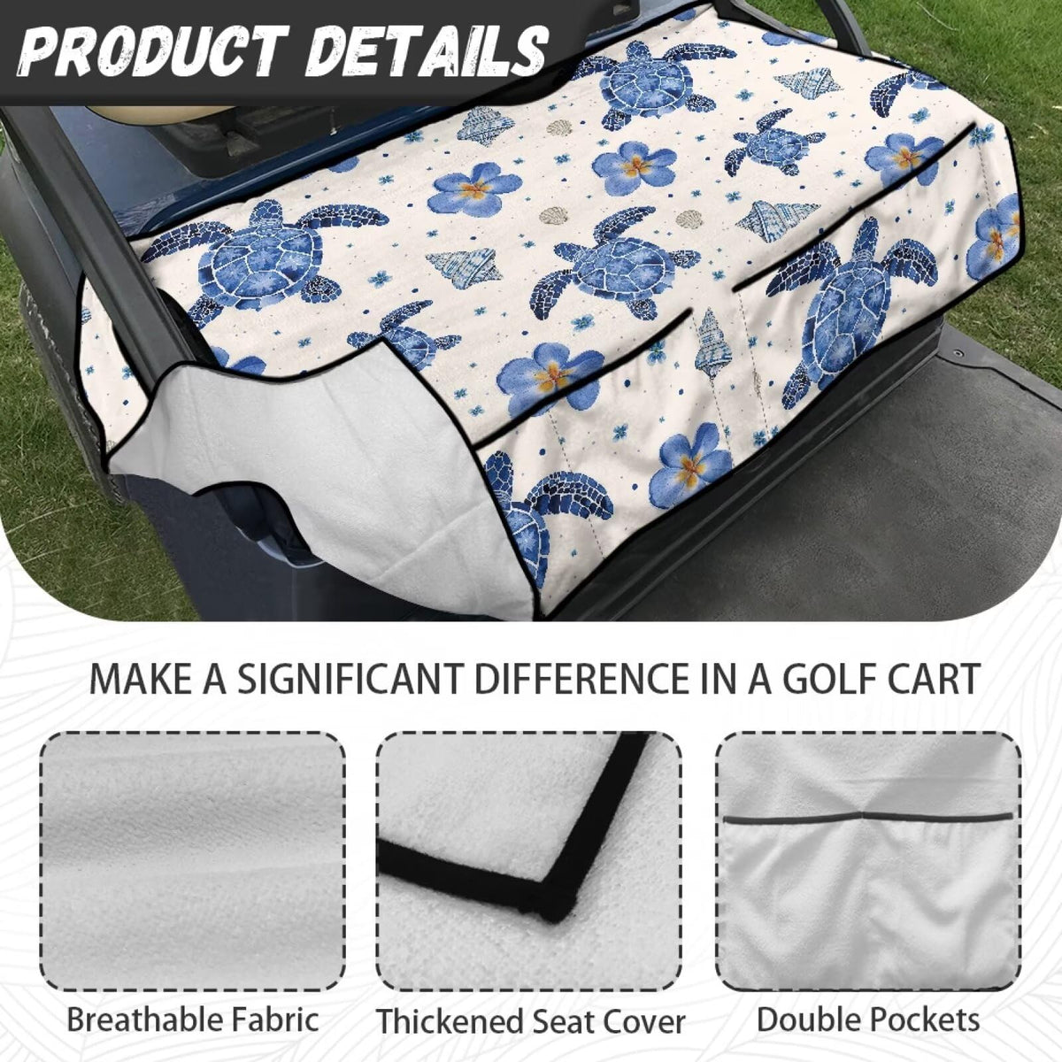 TOADDMOS easy-install seat cover—no tools required for quick setup