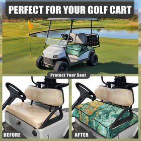 TOADDMOS Easy installation with no tools required on most two-seat carts.