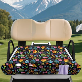 TOADDMOS golf cart seat cushion anti-slip base keeps cover in place.