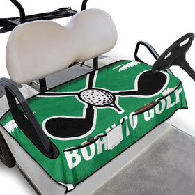 TOADDMOS golf cart seat cover provides full coverage protecting against sun and spills.