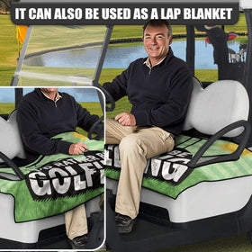TOADDMOS universal-fit seat cover for most two-seat carts