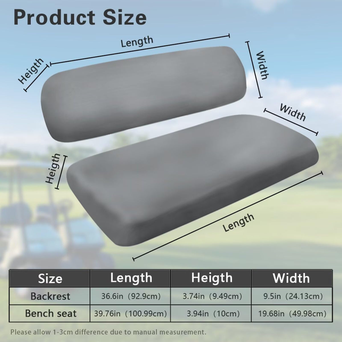 TOADDMOS gray seat cover pattern options available for style