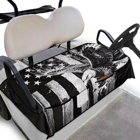 TOADDMOS patriotic eagle seat cover front view protects from sun and spills