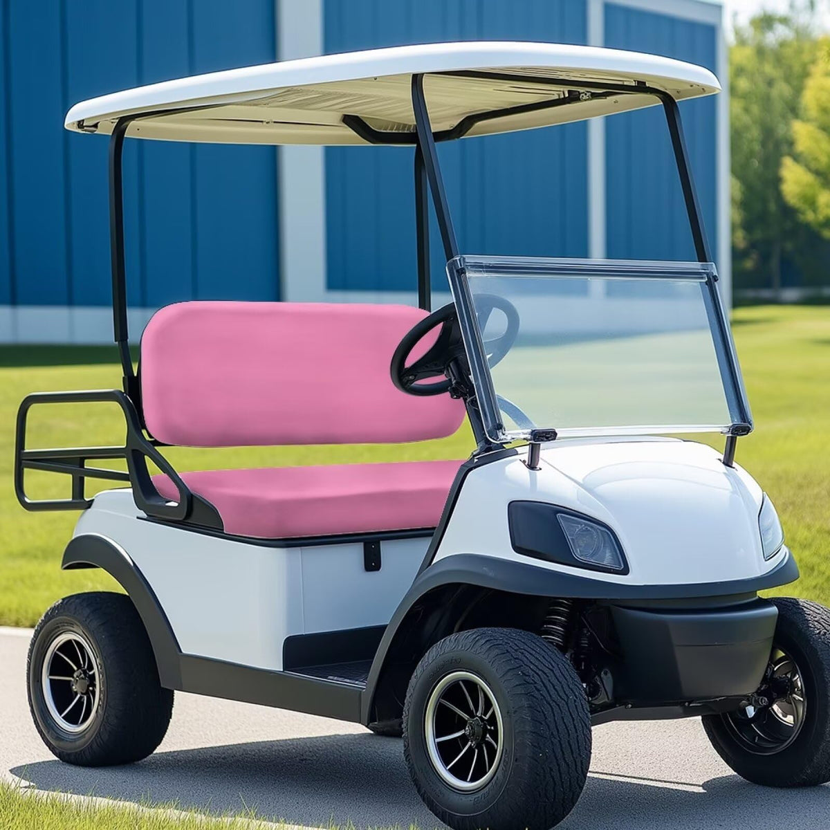 TOADDMOS pink seat back cover refreshing the golf cart backrest appearance