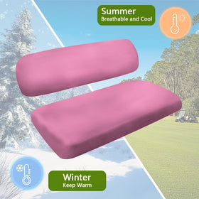TOADDMOS pink universal fit for most two-person golf carts with armrests