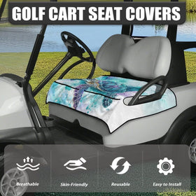 TOADDMOS Sea Turtle seat covers showing four front storage pockets