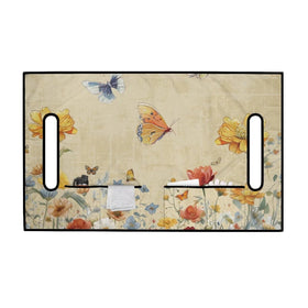 TOADDMOS seat cover with four pockets helps organize sunglasses and towels.