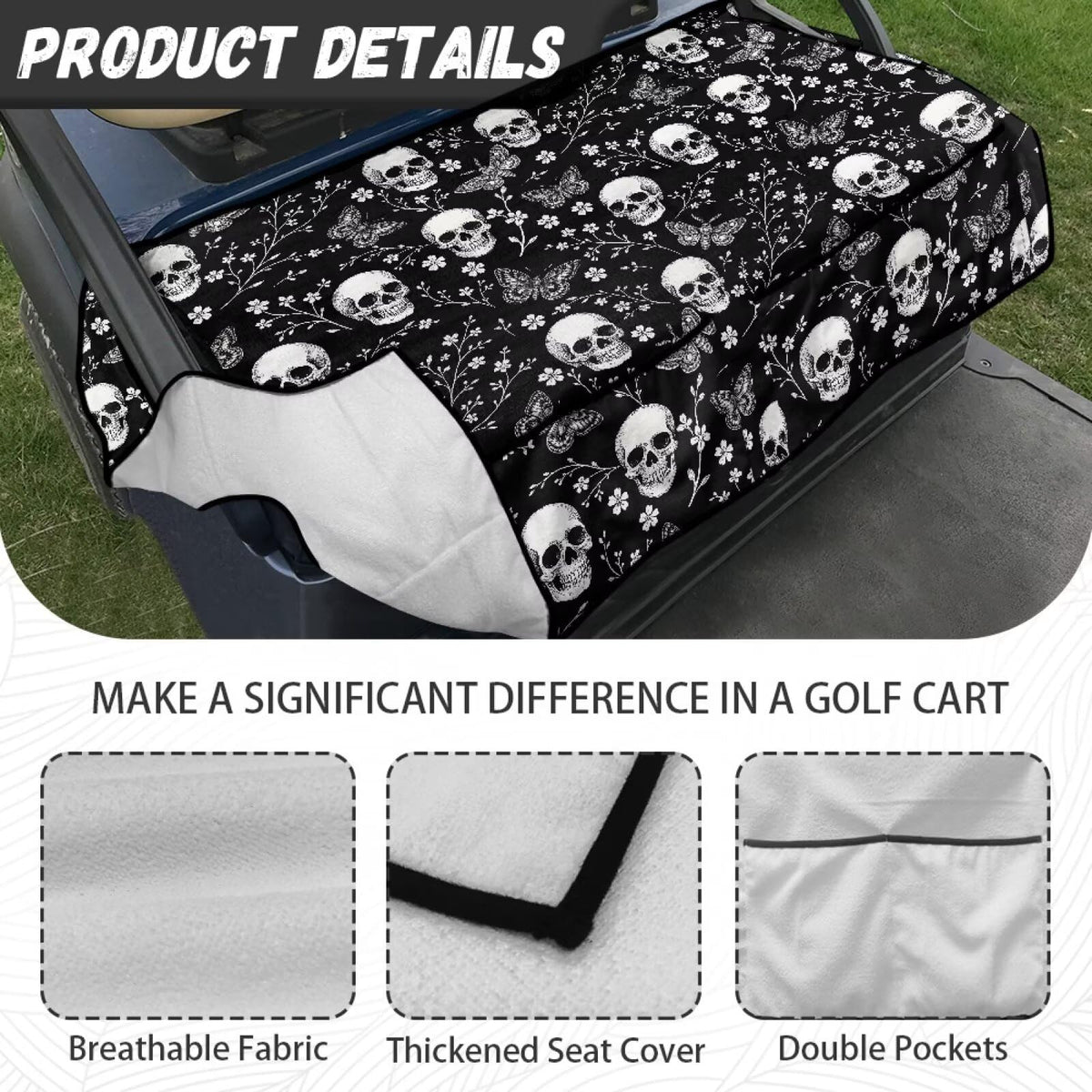 TOADDMOS sun and stain protection helps preserve seats from sun damage and spills.