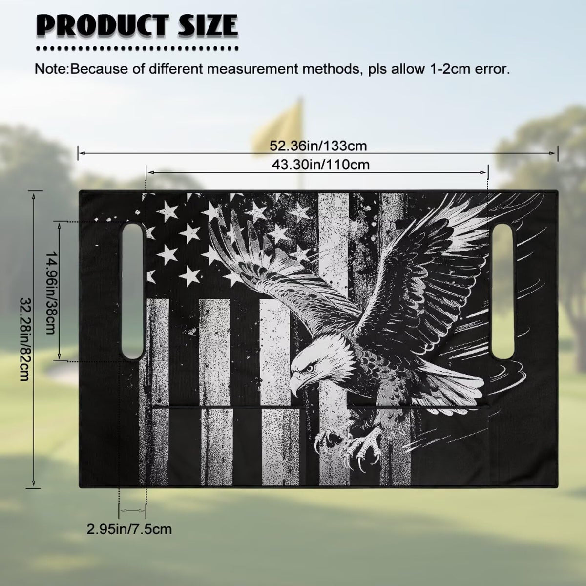TOADDMOS two-seat cart cover compatible with Ezgo Club Car Yamaha