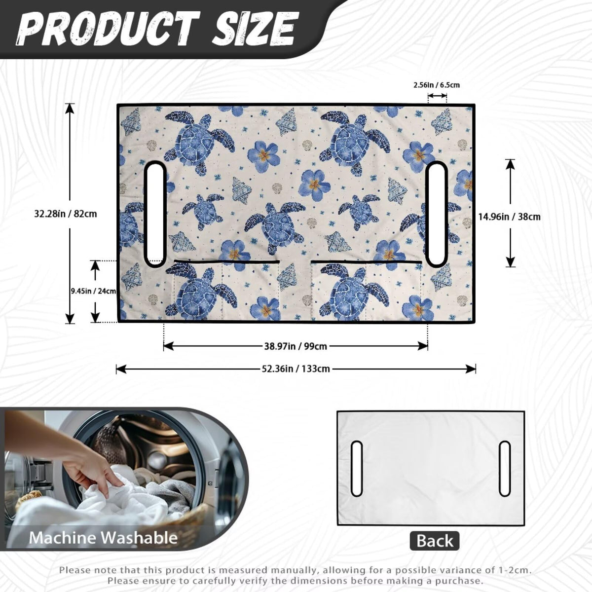 TOADDMOS two-seat golf cart seat cover fits most carts with measurement guidance