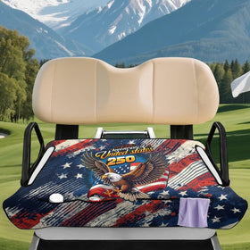 TOADDMOS universal-fit seat cover suitable for Club Car and most two-seat carts.