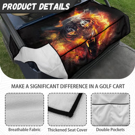 Universal fit for Ezgo, Yamaha, and Club Car two-seat carts with TOADDMOS