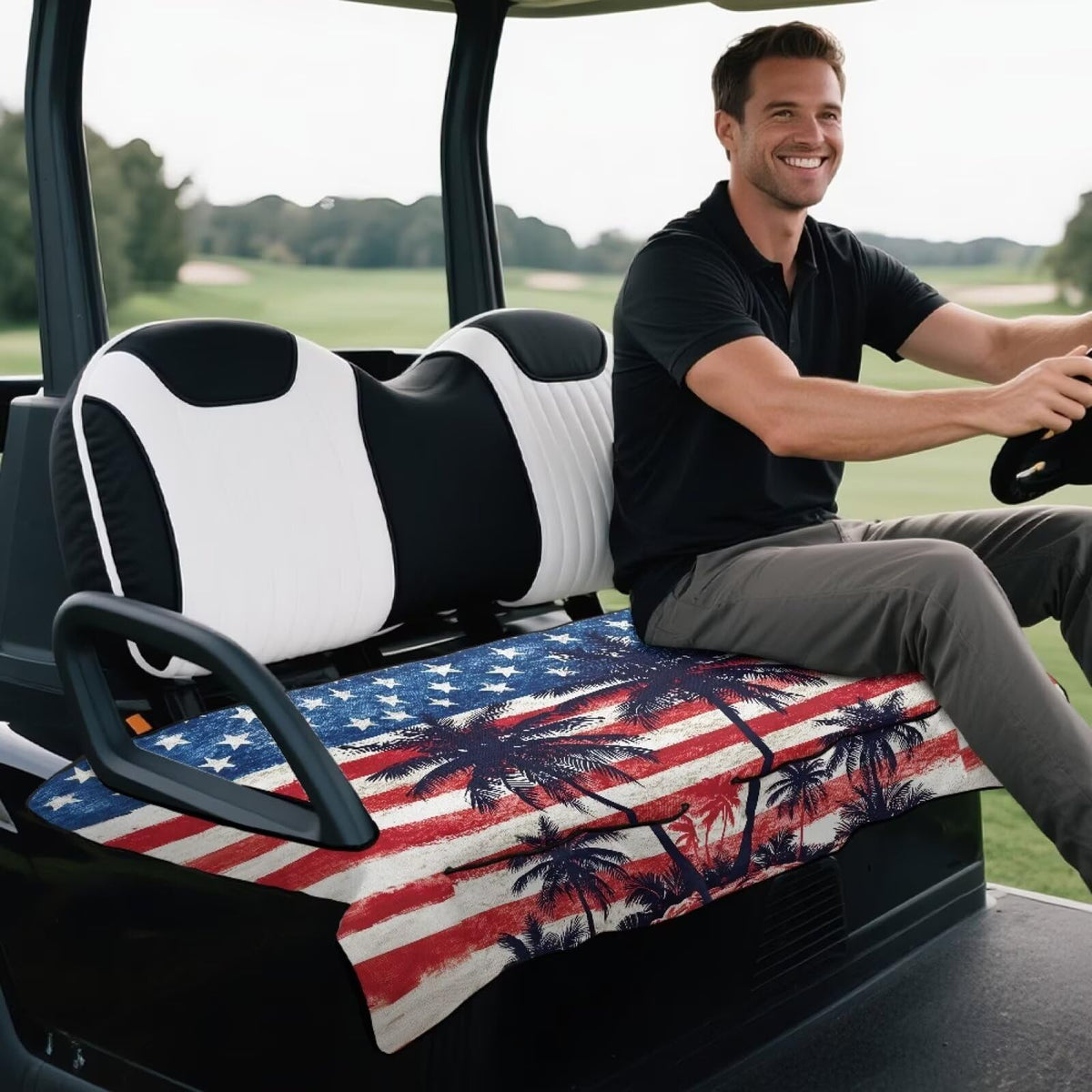 TOADDMOS universal size 52.36 by 32.28 inches fits most two-seat carts