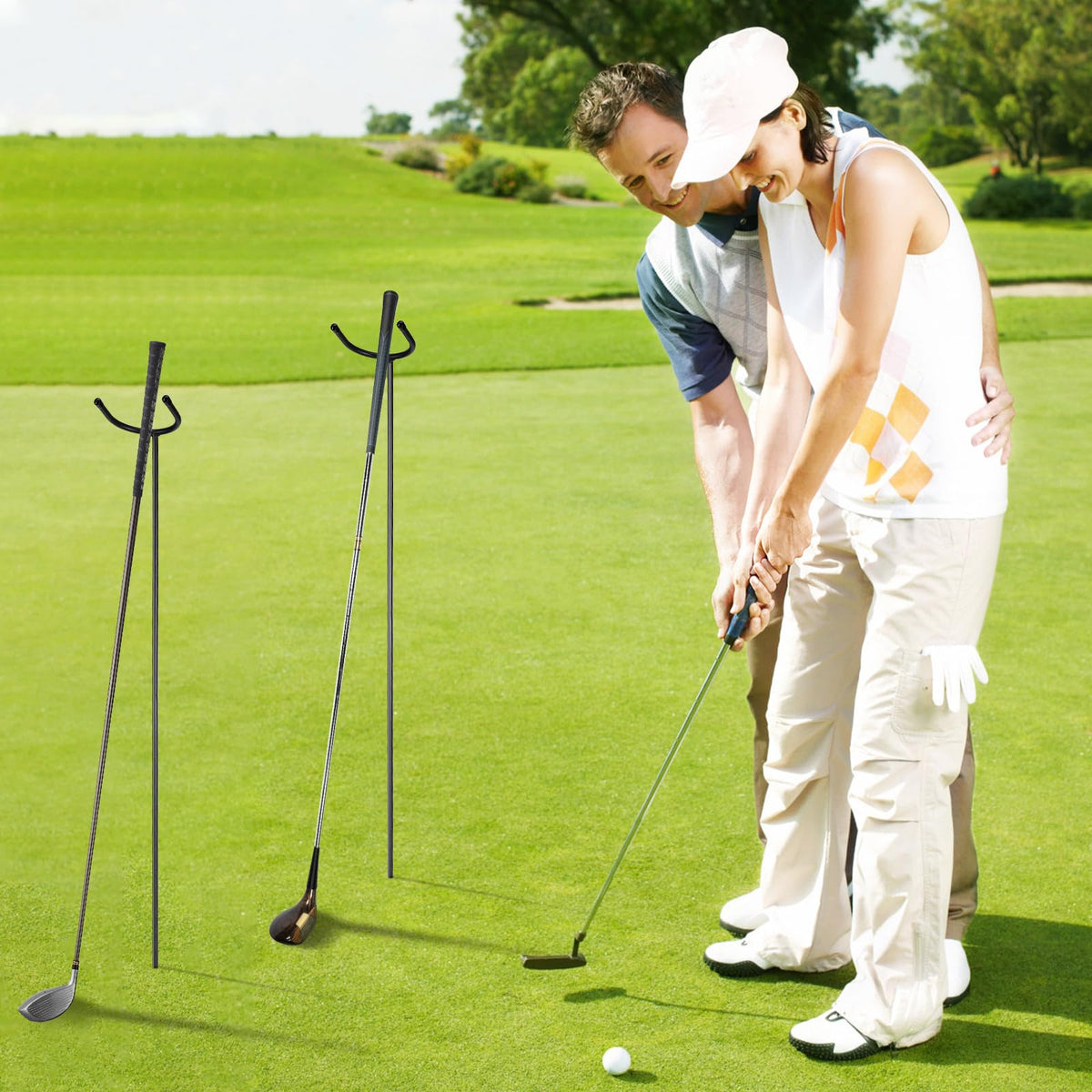 TOBWOLF frosted coating detail prevents scratches on golf clubs.