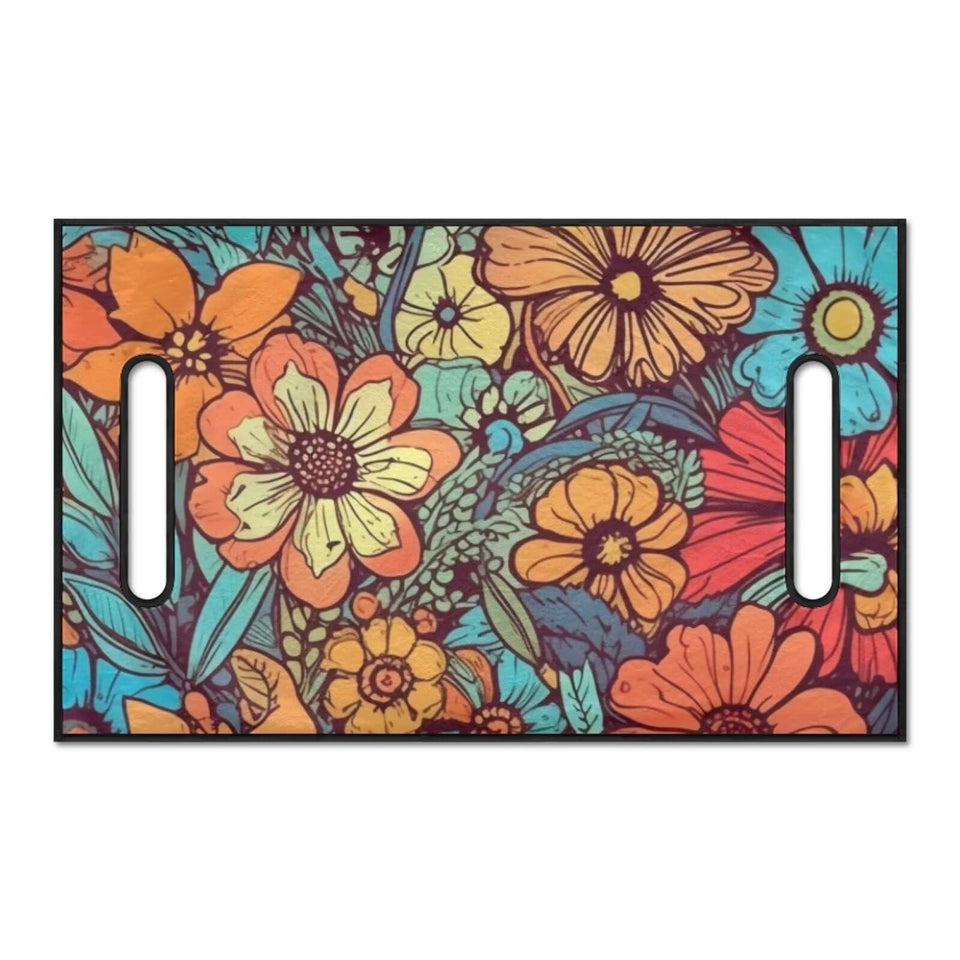 TODIYADDU colorful Hawaiian flower seat cover protects golf cart seats from wear and dirt