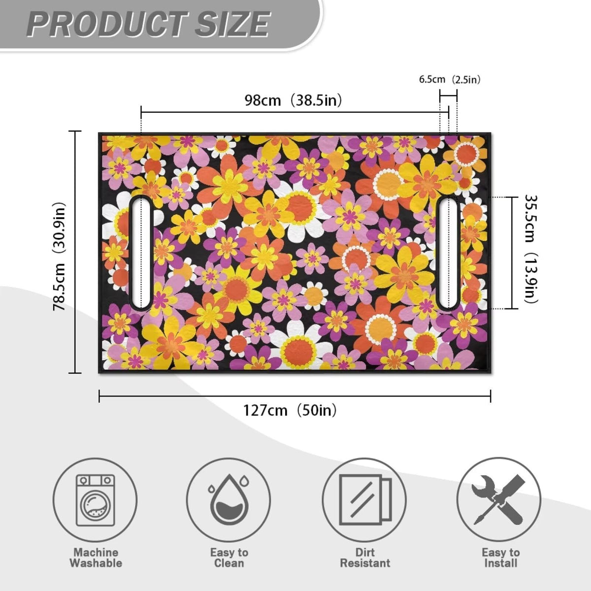 Todiyaddu machine-washable material makes cleanup quick after outdoor adventures.