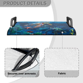 TODIYADDU Easy-to-clean polyester-spandex seat cover for hassle-free maintenance