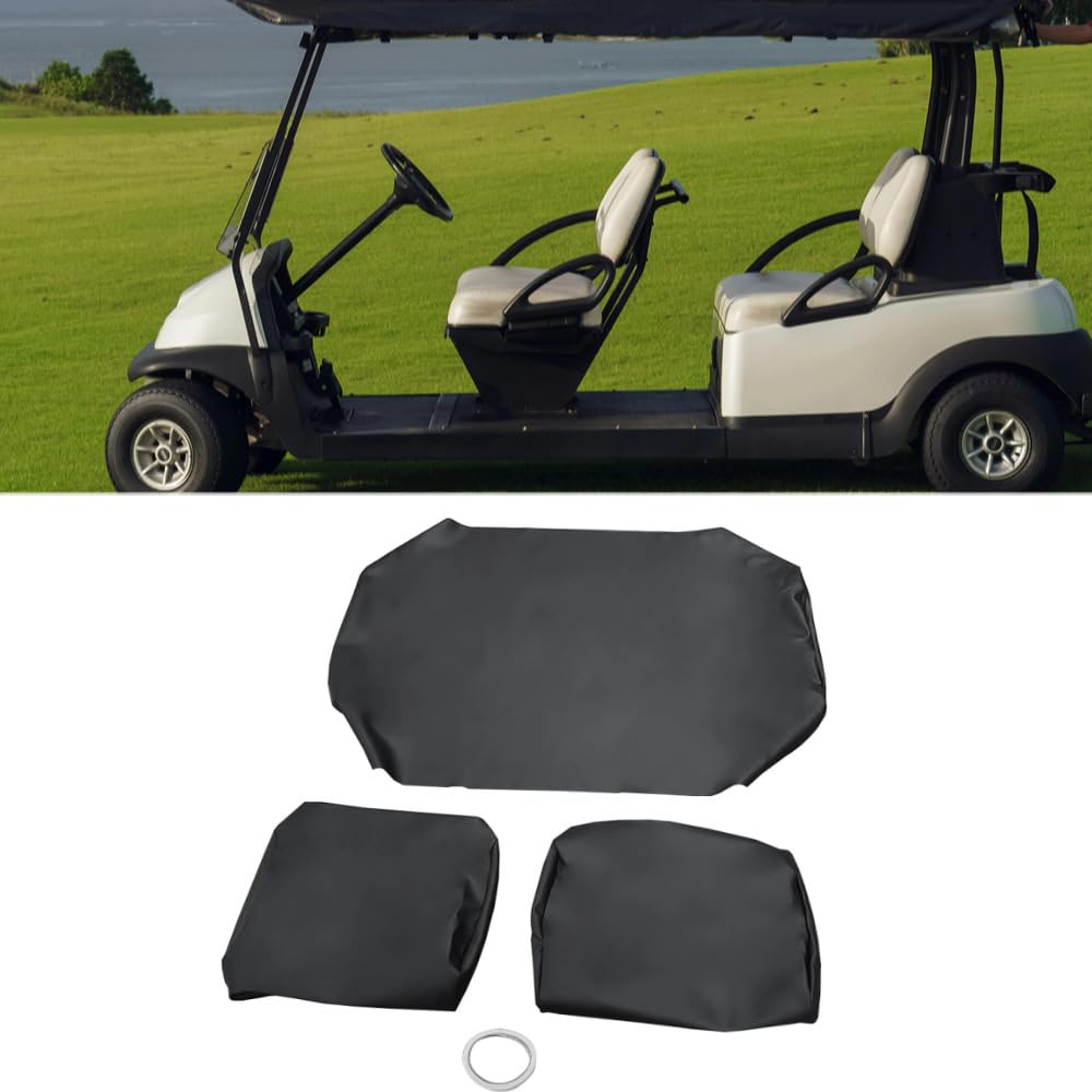 Tokinng staple-on seat cover close-up shows microfiber leather texture and durability